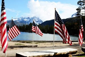 Flags and Mountains