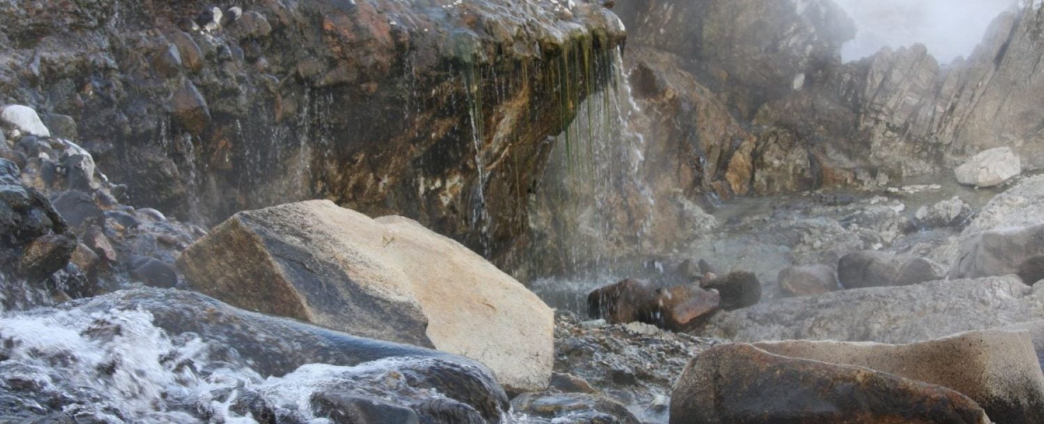 a hot spring in Idaho